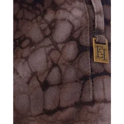Jeans effetto coccodrillo