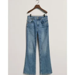 Jeans Flare a Vita Alta
