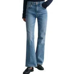 Jeans Flare a Vita Alta