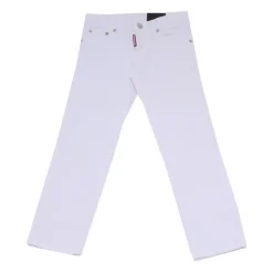 Jeans in cotone bianco 'CLEMENT' con vestibilità slim