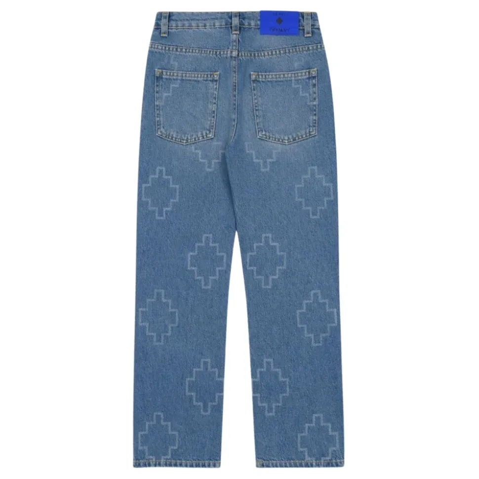 Jeans in denim di cotone