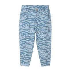 Jeans Slim Fit con Stampa Animalier