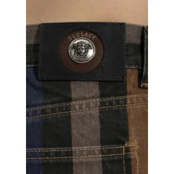 Jeans Straight a Righe