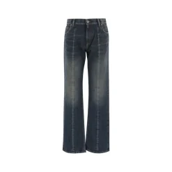 Jeans Straight Effetto Usurato
