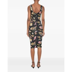 Jersey Fluido Print Dress