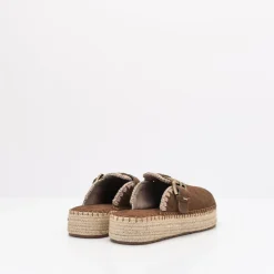 Jute Clog Plain Suede