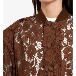 Lace Bomber Jacket