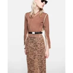 Lace Midi Skirt
