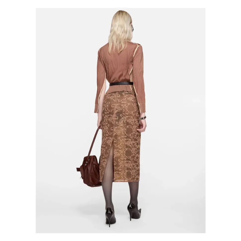 Lace Midi Skirt