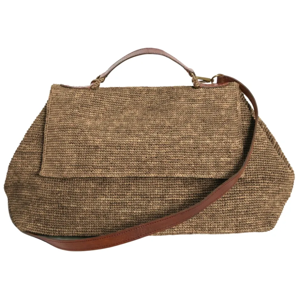 LAHADY Borsa a Spalla in Rafia