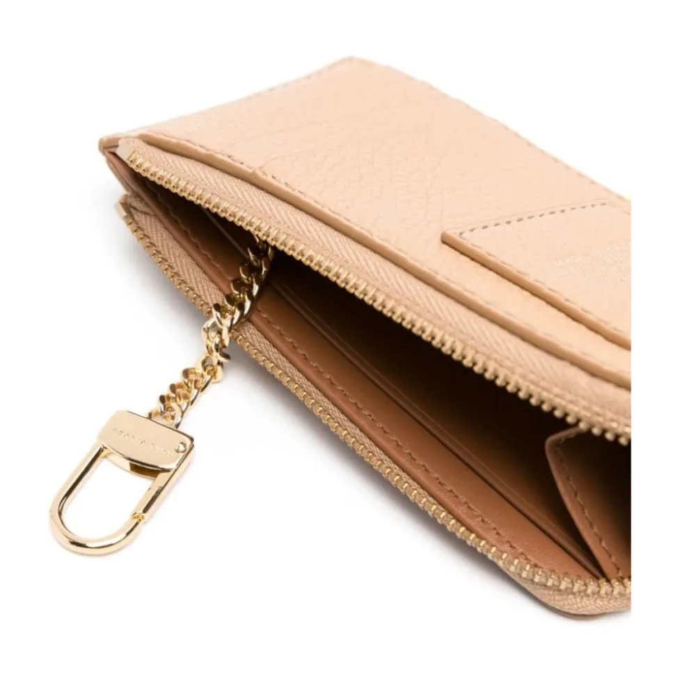 Leather Top Zip Multi Wallet