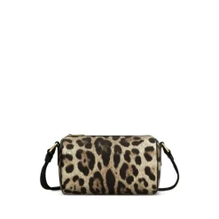 Leo-print Nylon Crossbody Bag