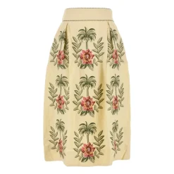 Linen Blend Skirt