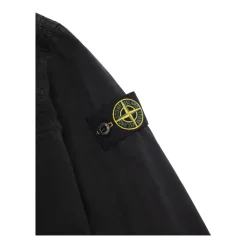 Logo Patch Zip-Up Shirt