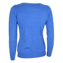 Maglia Blu Slim Fit in Cashmere Made in Italy