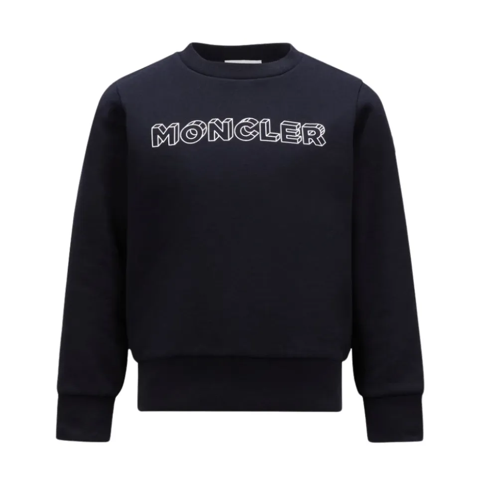 Maglia con stampa logo girocollo