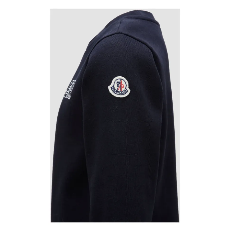 Maglia con stampa logo girocollo