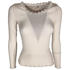 Maglia Manica Lunga Con Pizzo