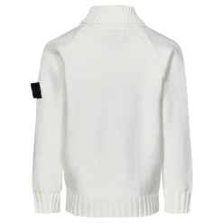 Maglione a Collo Alto Bianco
