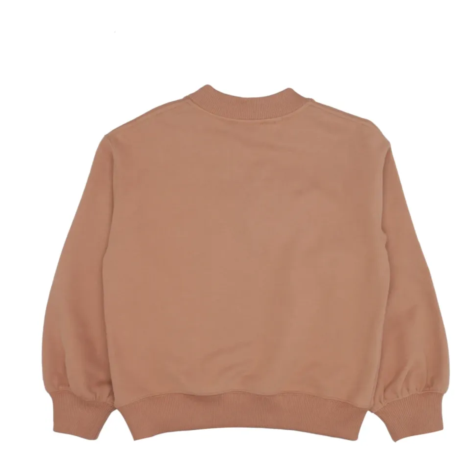 Maglione a Coste con Scollo Rotondo