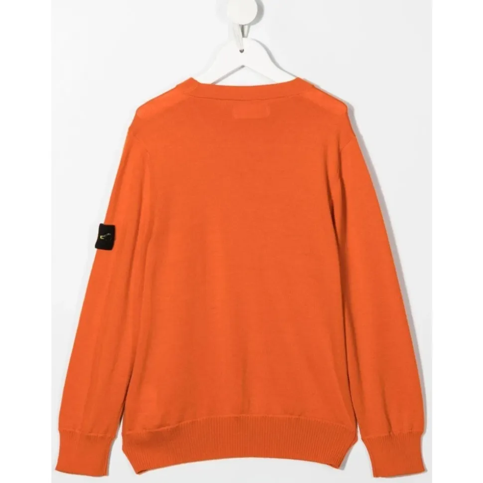 Maglione Arancione Vivace in Lana