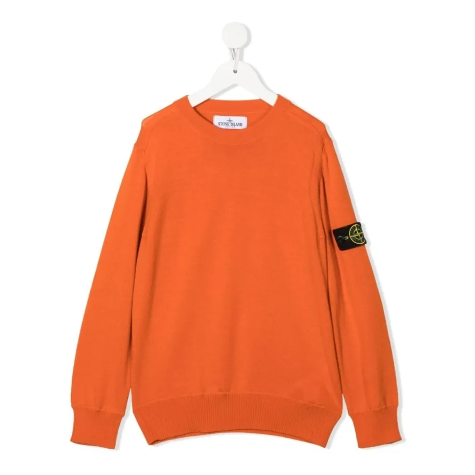 Maglione Arancione Vivace in Lana