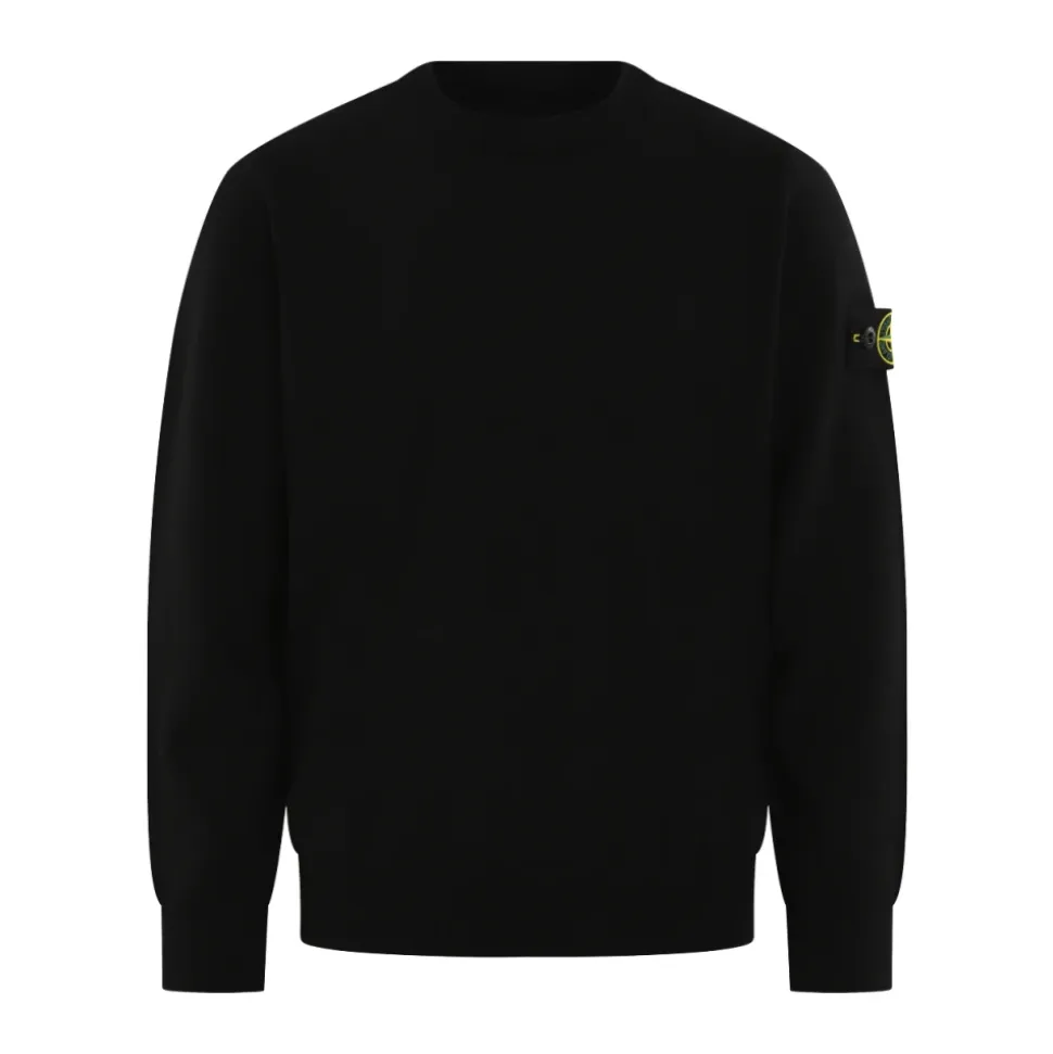 Maglione Bambini Logo Nero