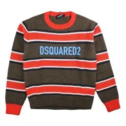 Maglione Colorato con Logo per Ragazzi