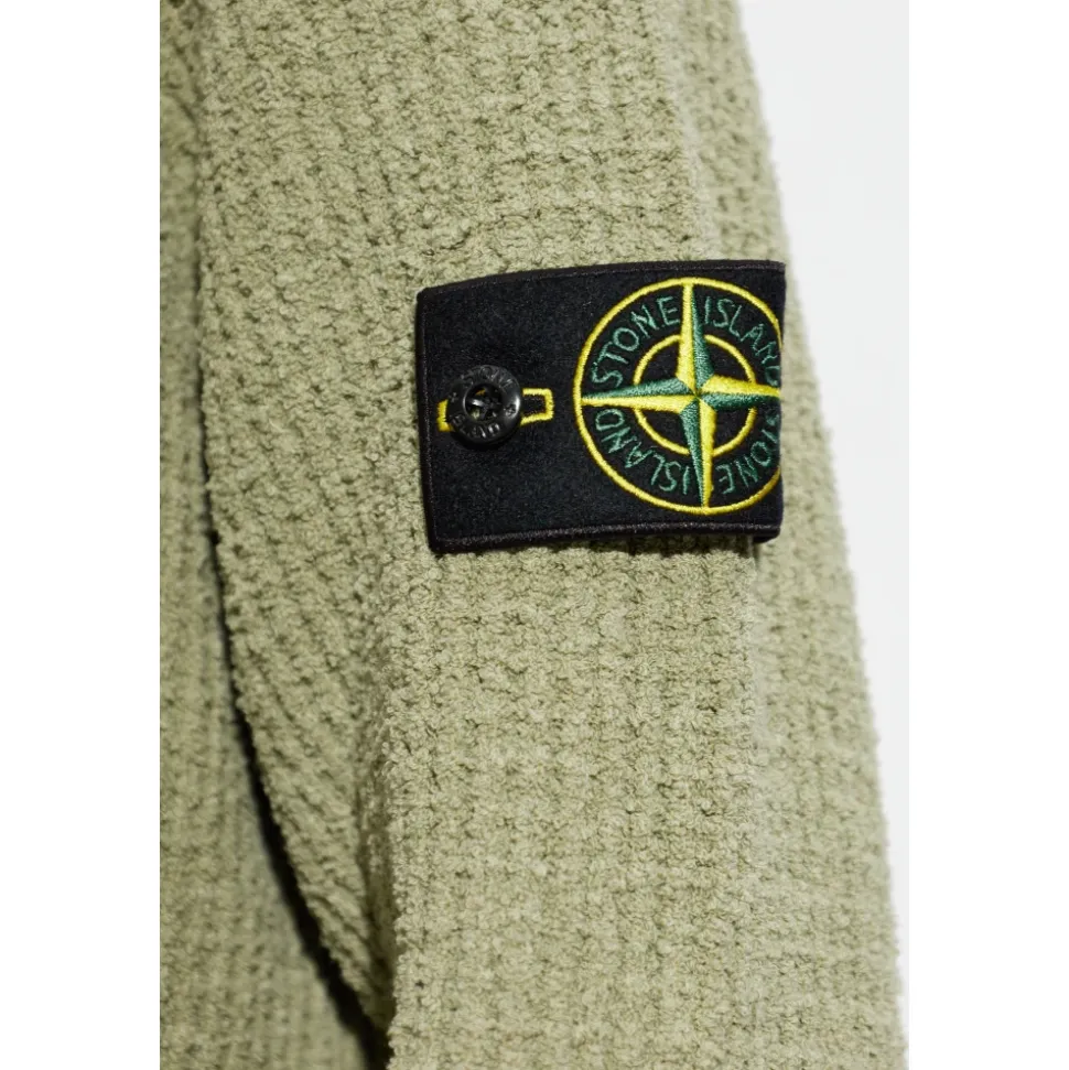Maglione con patch logo