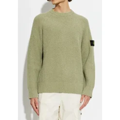 Maglione con patch logo