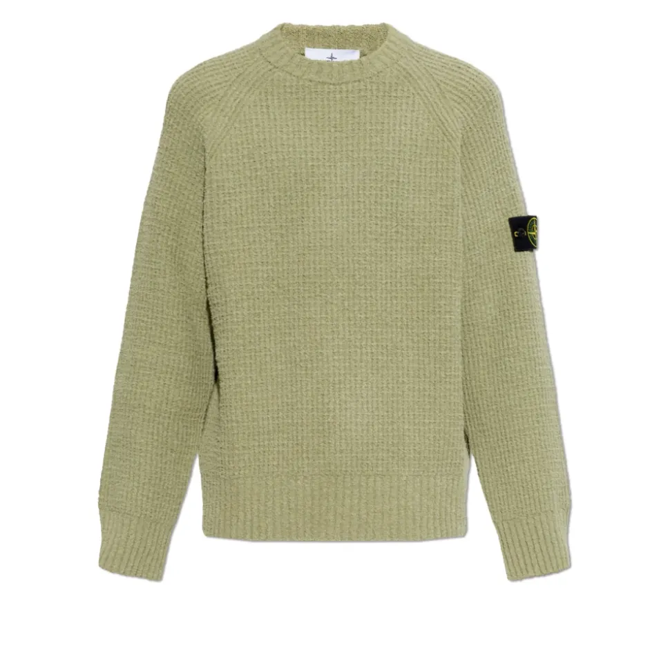Maglione con patch logo