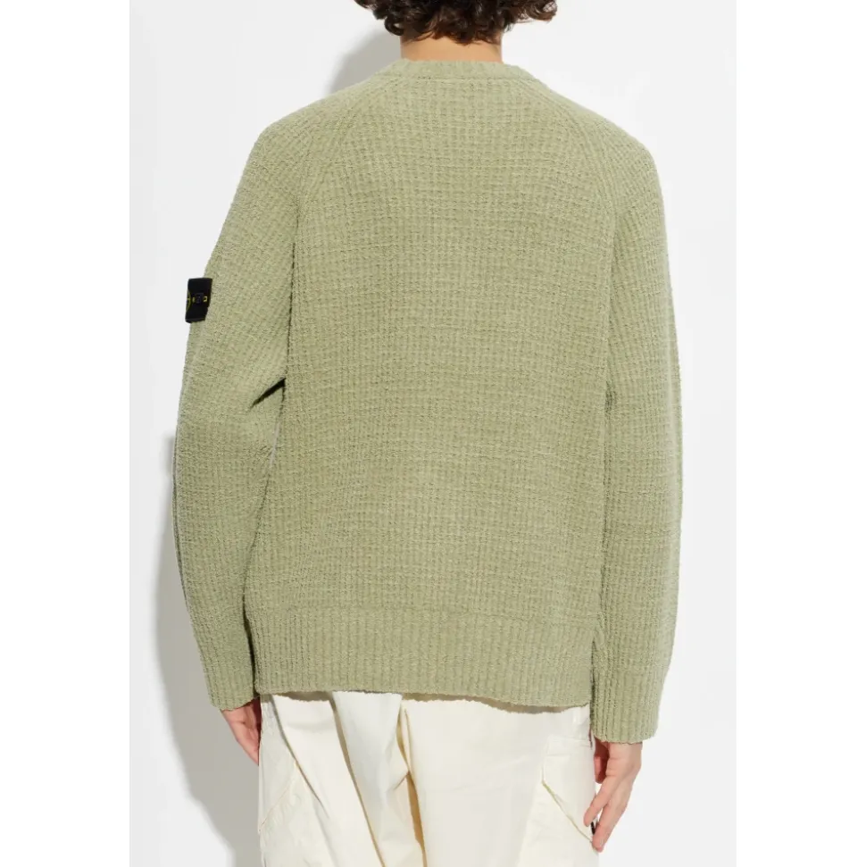 Maglione con patch logo