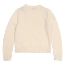 Maglione Girocollo in Maglia a Trecce
