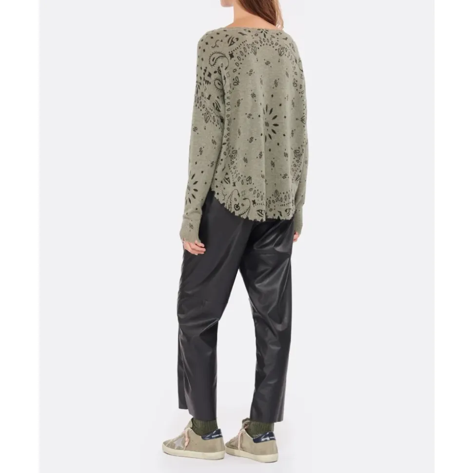 Maglione Girocollo Stampato