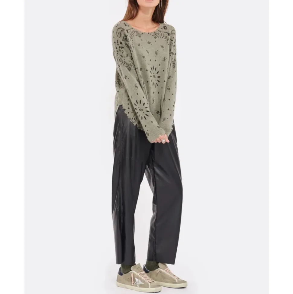 Maglione Girocollo Stampato