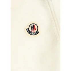 Maglione in cachemire con toppa del logo