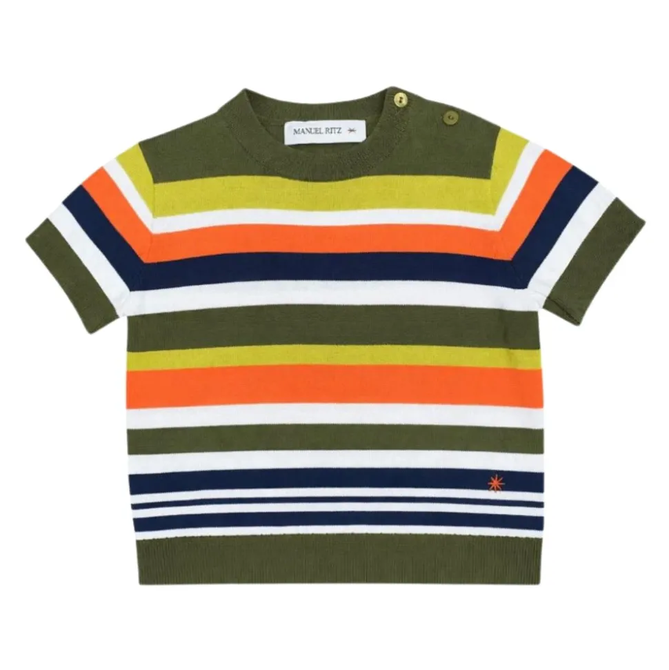 Maglione in Maglia a Righe