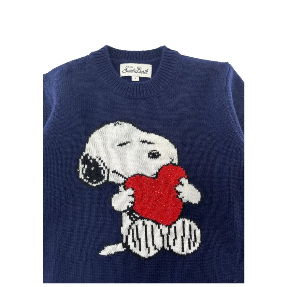 Maglione in Maglia con Dettaglio Fiocco