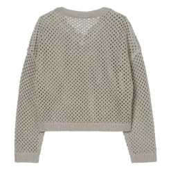 Maglione in maglia traforata