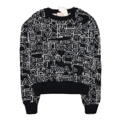 Maglione Jacquard Lettering