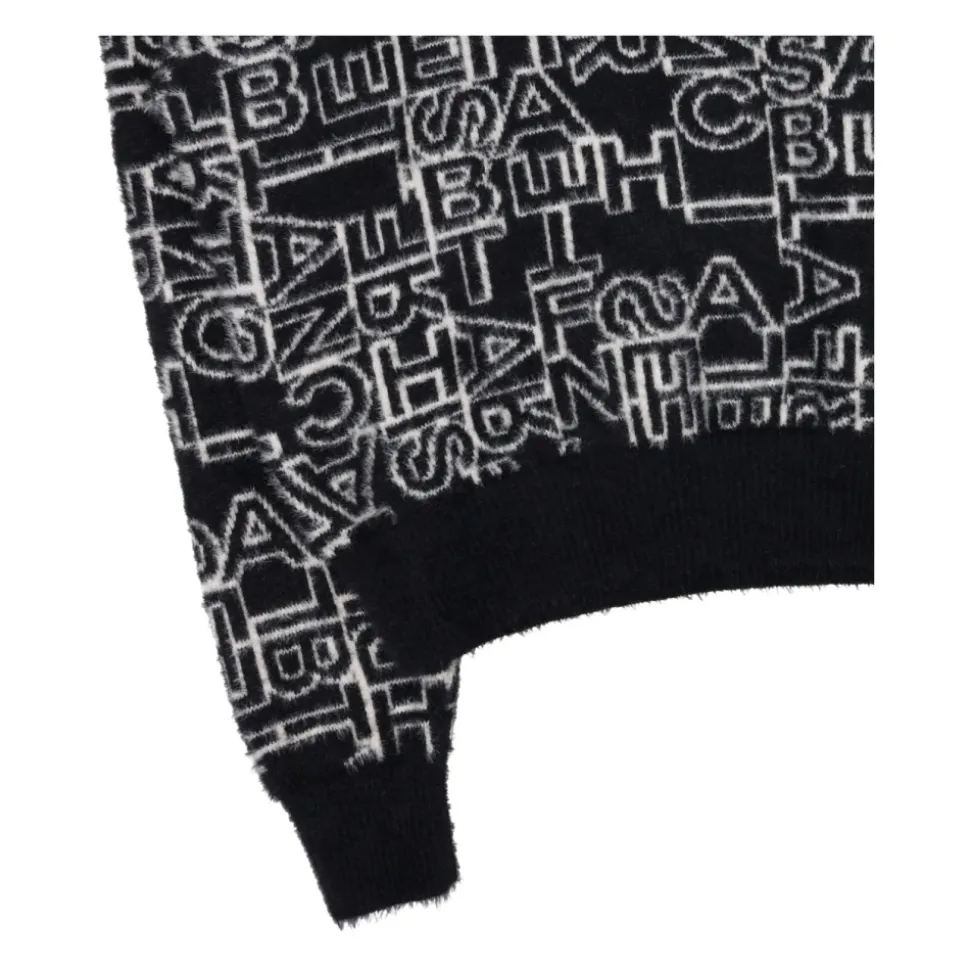 Maglione Jacquard Lettering