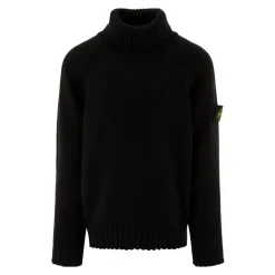 Maglione Nero a Collo Alto AW24