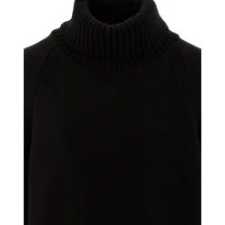 Maglione Nero a Collo Alto AW24