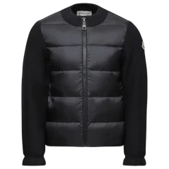 Maglione nero con costine