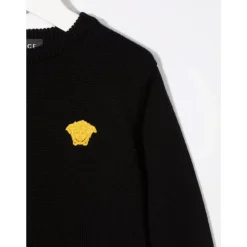 Maglione Nero con Modello 1B000