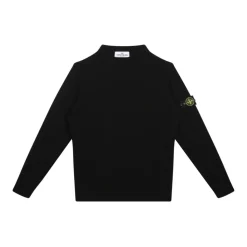 Maglione Nero con Patch Bussola