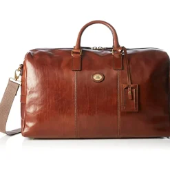 Marrone Valigia in pelle Borsa da viaggio