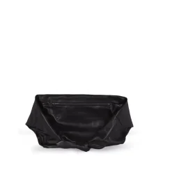 Marsupio in pelle nera