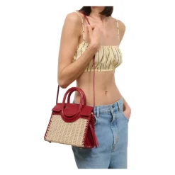 Maude Mini Wicker Carryall