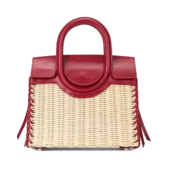 Maude Mini Wicker Carryall